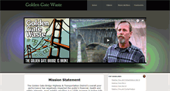 Desktop Screenshot of goldengatewaste.org